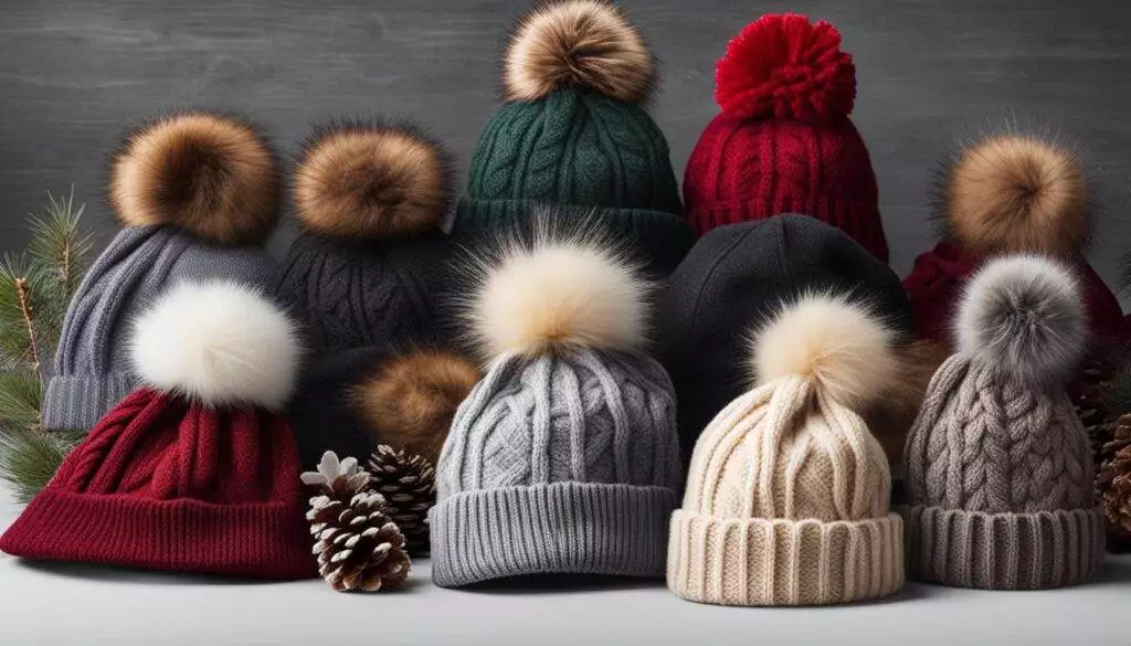 Different types of woolen hot sale caps