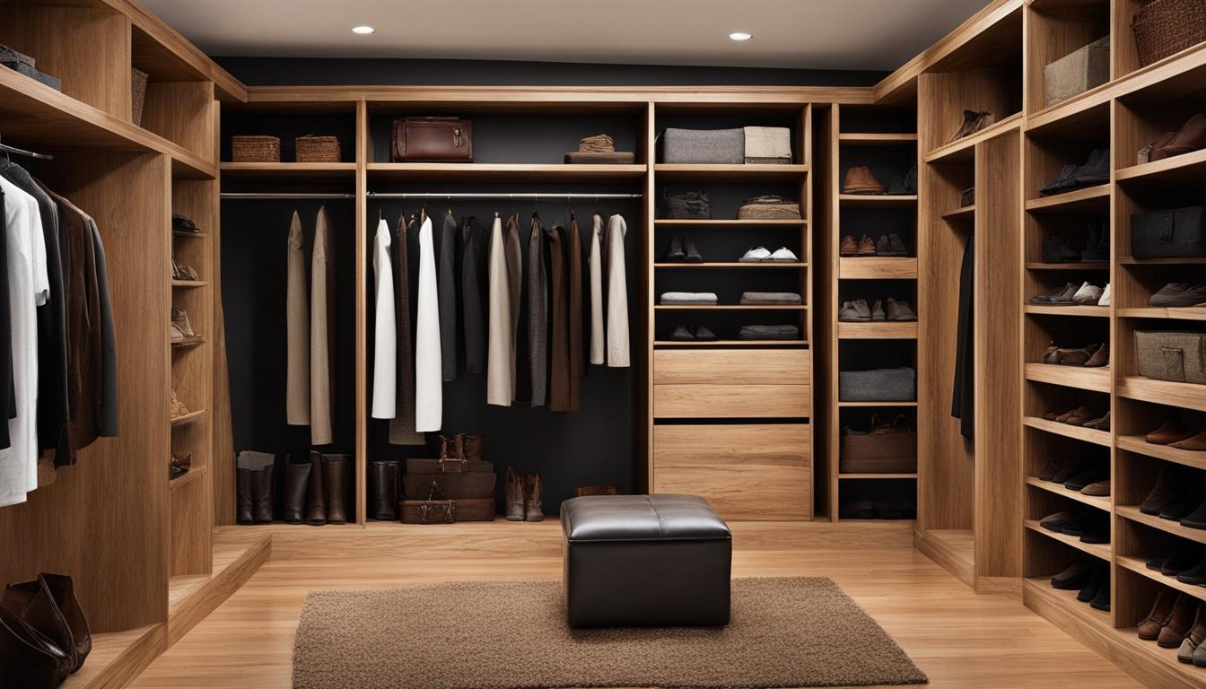 types of wood for closet shelves