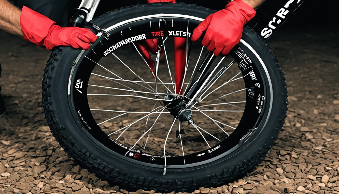 using Presta tube on Schrader rim