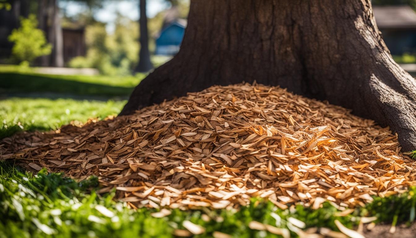 wood chips for weed control