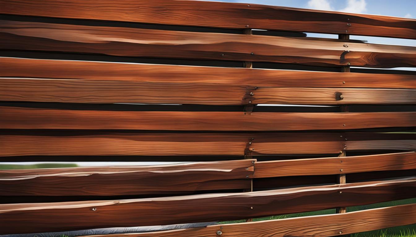 wooden fence paint