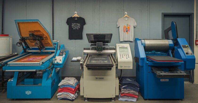 Types of T-Shirt Printing Machines