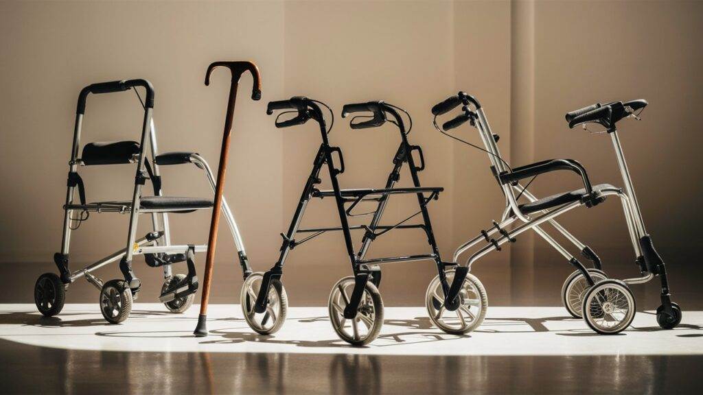 Types of walking aids for elderly