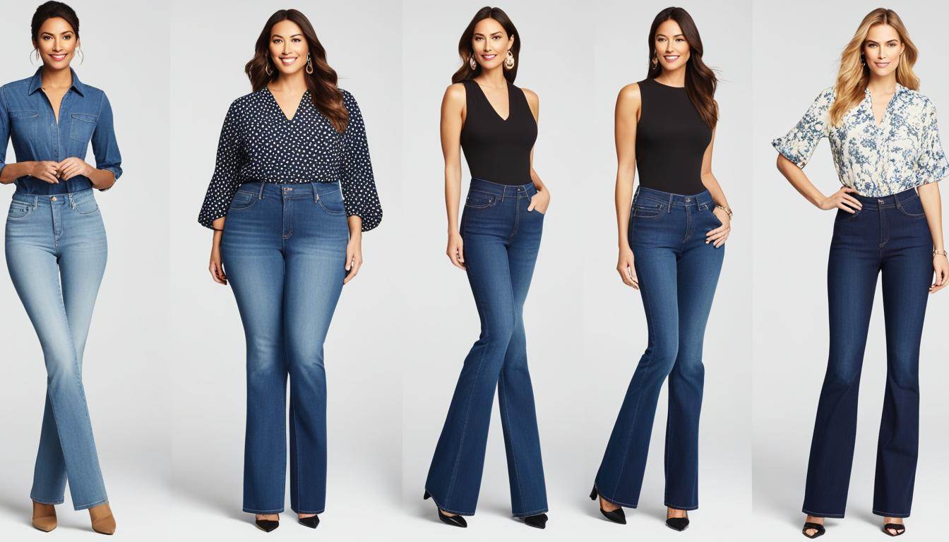 types of jeans for pear shaped body